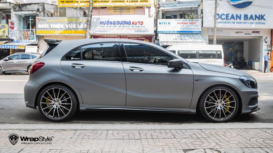  Mercedes-AMG A45 Matte Grey by WrapStyle 2017 года  (фото 5 из 5)